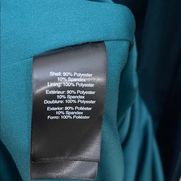 Donna Karan Green Long Sleeve Dress - Picture 9 of 10